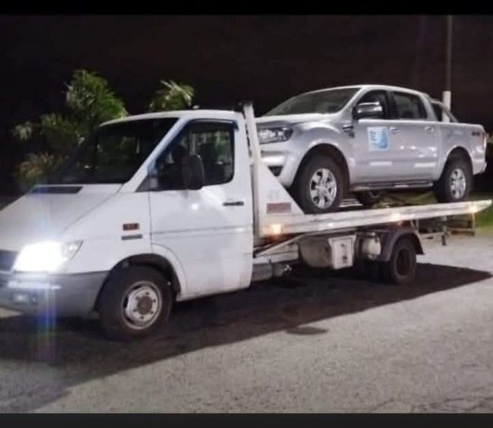 Remolque de camioneta con grúa en Rosario